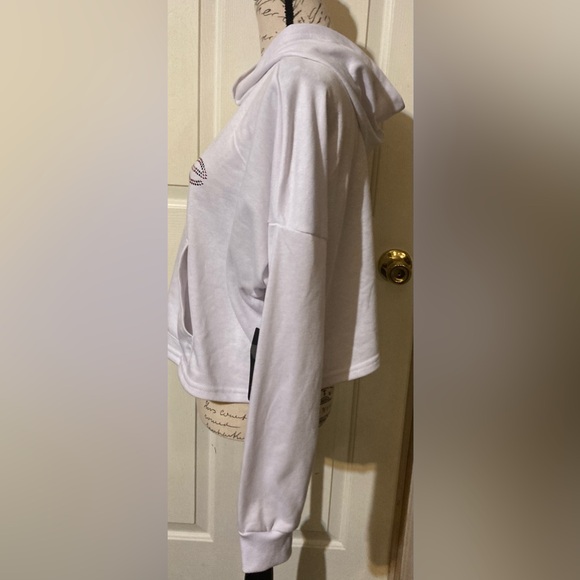 NWT Size Large Bebe Sport Pullover Hooded Sweatshirt - Picture 15 of 16